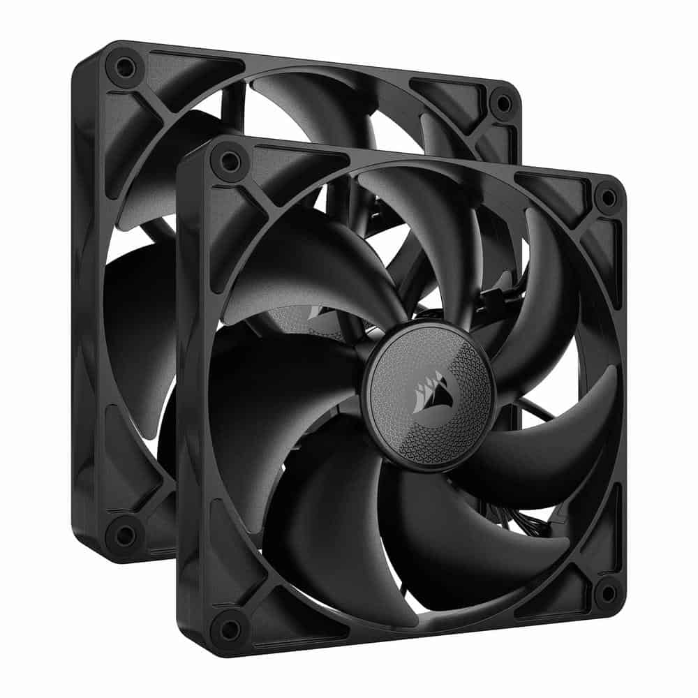 Corsair iCUE LINK RX140 Black Dual 140mm PWM Fan Starter Kit 2 Pack